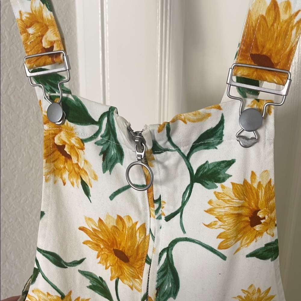 Forever 21 Floral Mini Dress - Yellow and Green - Picture 7 of 7